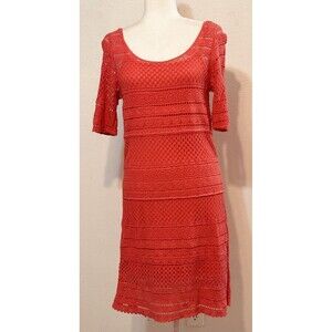 SOLITAIRE Woman Size S Crochet Lined Dress Boho Cottagecore Feminine Minimalist